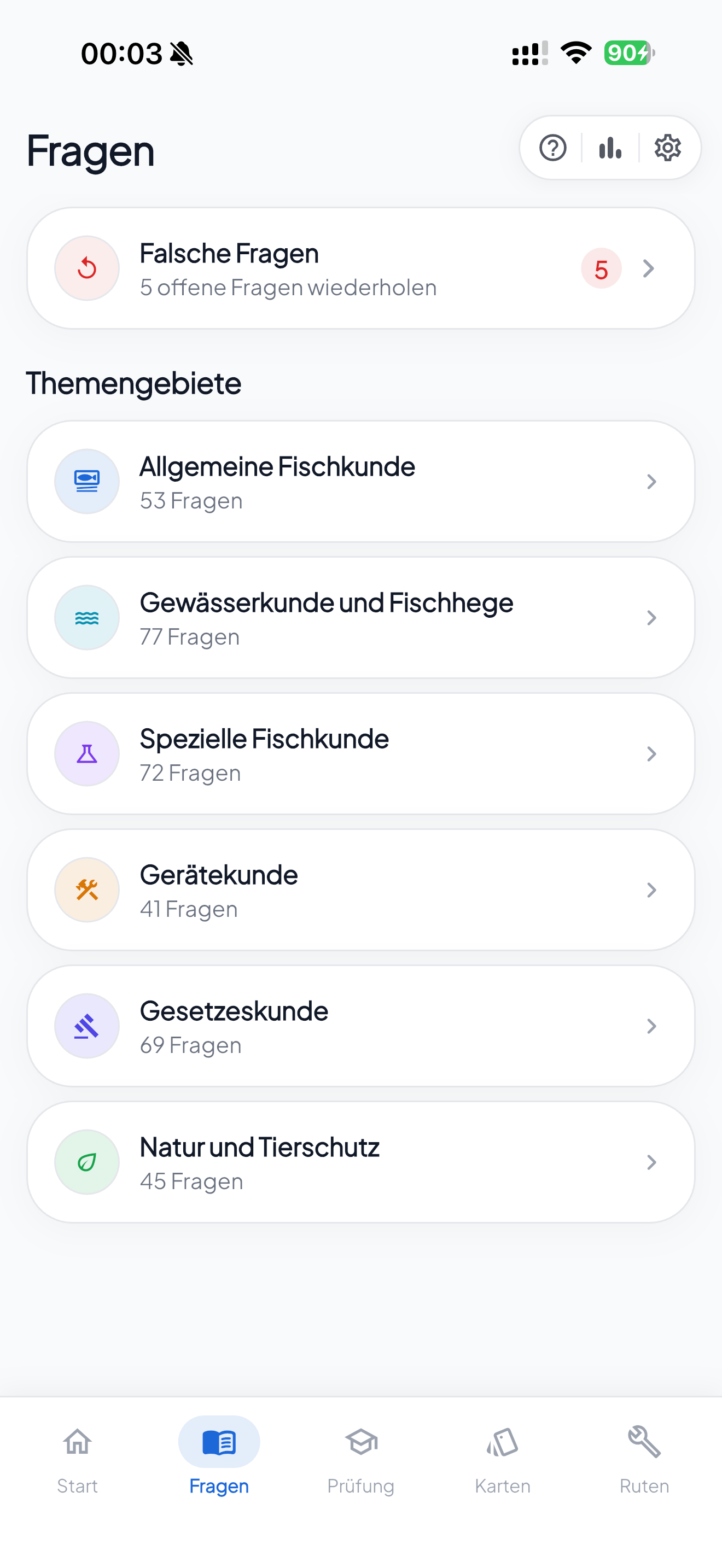 FischFit — Fragen und Themengebiete
