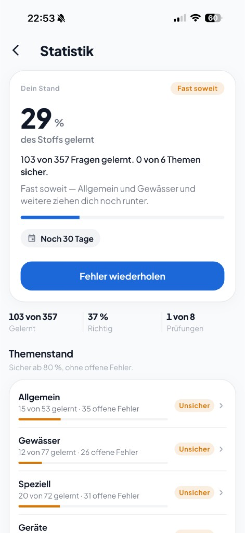 FischFit — Statistik mit Themenstand und Prüfungsreife